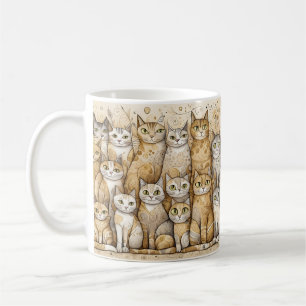 calming cats coffee mug