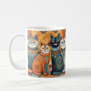 calming cats coffee mug