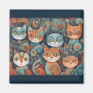 calming cats magnet