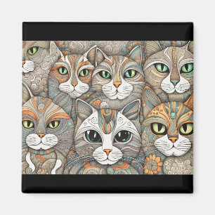 calming cats magnet