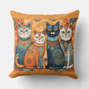 calming cats pillow