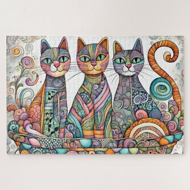 calming cats puzzle (Horizontal)