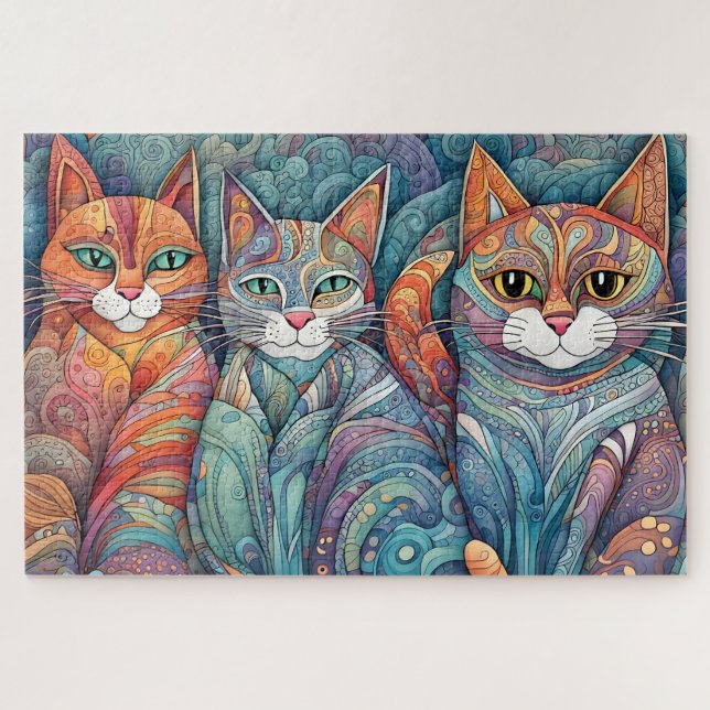 calming cats puzzle (Horizontal)