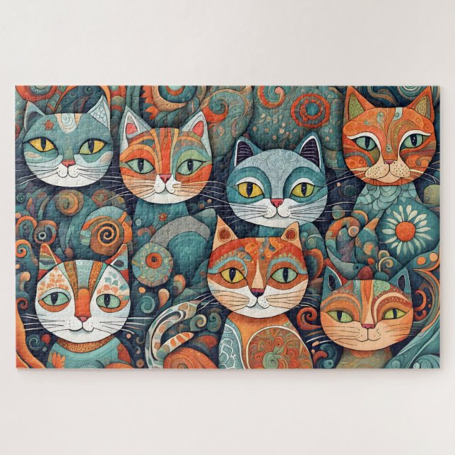 calming cats puzzle (Horizontal)