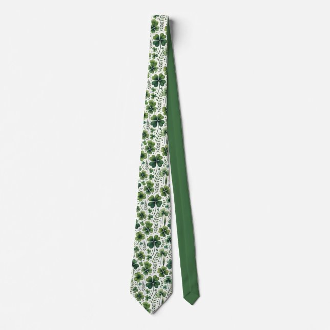 Calming Clovers Tie (Front)