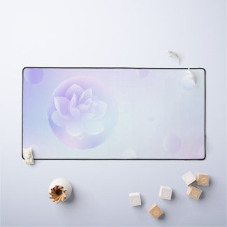 Calming & Functional Lotus Desk Mat 