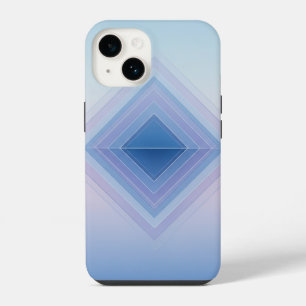 Calming Gradient Diamond - Geometric Abstract Art iPhone 14 Case