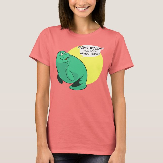 Calming Manatee Shirt [women's] (Front)