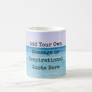 Calming Ocean Waves Retro Tropical Beach Coffee Mug