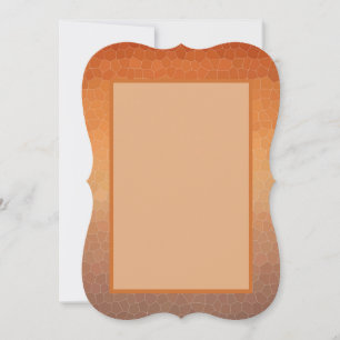 Calming Ombre Gradient Orange Sunset Mosaic Invitation