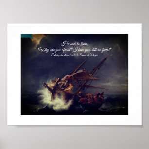 Calming the Sea Poster