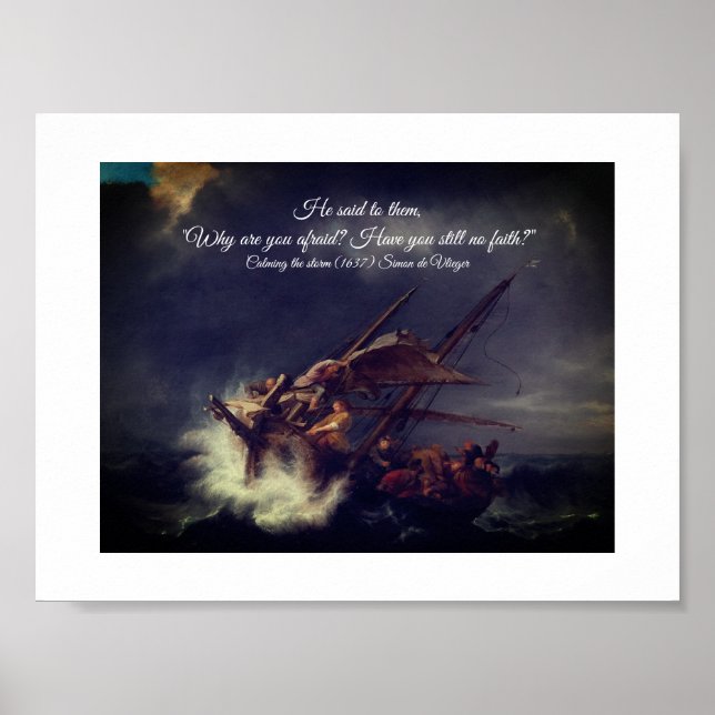 Calming the Sea Poster (Front)