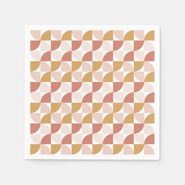Calming wavy pattern Napkins (Front)