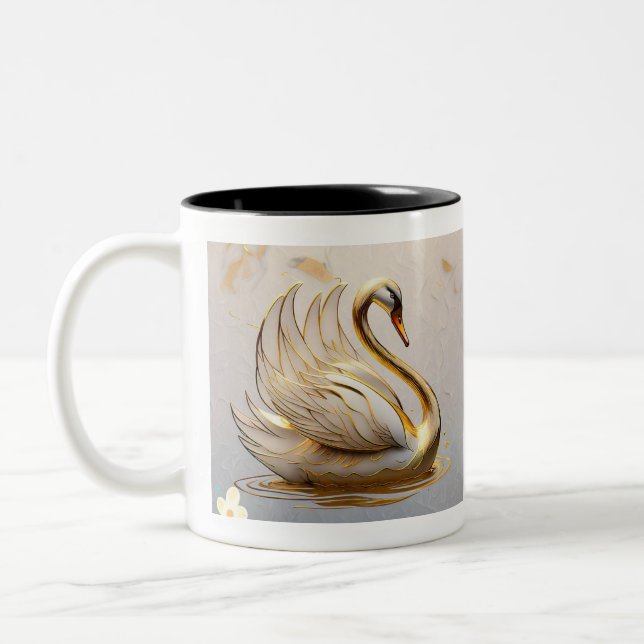"Calmness in Motion" Two-Tone Coffee Mug (Left)