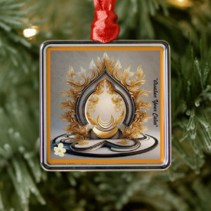 "Calmness of Being" Metal Tree Decoration
