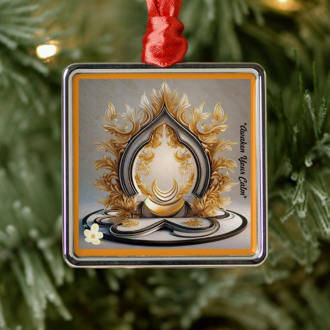 "Calmness of Being" Metal Tree Decoration (Tree)