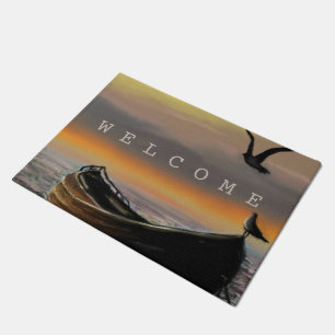Calmness - Watercolor - Welcome Doormat