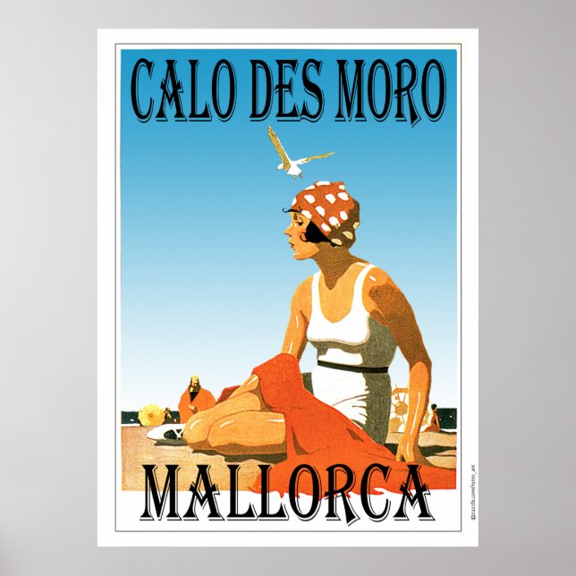 Calo des Moro Mallorca Beach Poster (Front)