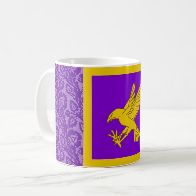 Calontir populace badge coffee mug (Front Left)