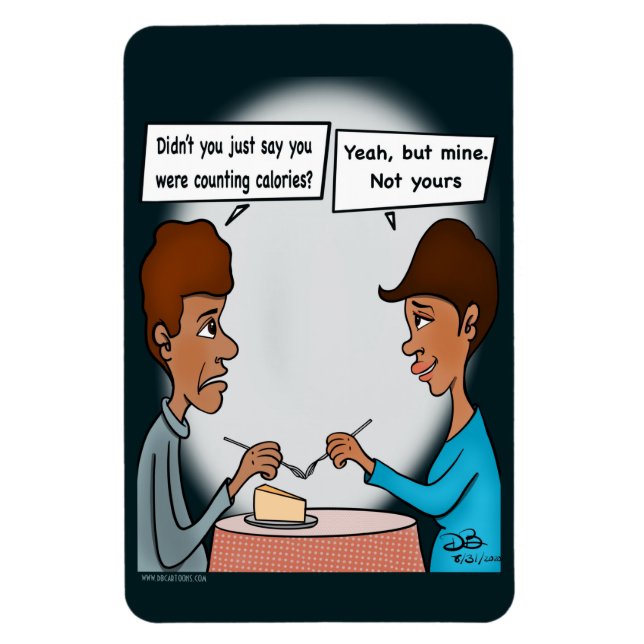 Calories Flexible Flexible Magnet (Vertical)