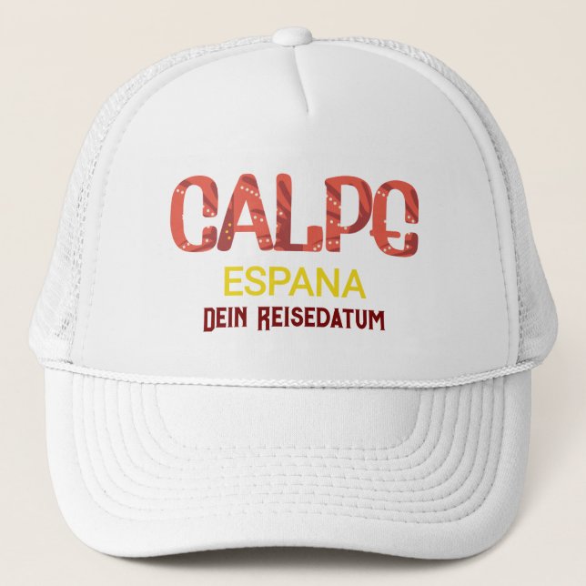 Calpe, Spain Calp Trucker Hat (Front)