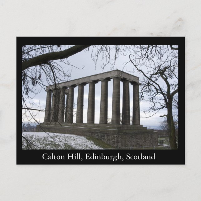 Calton Hill, Edinburgh, Scotland Postcard (Front)