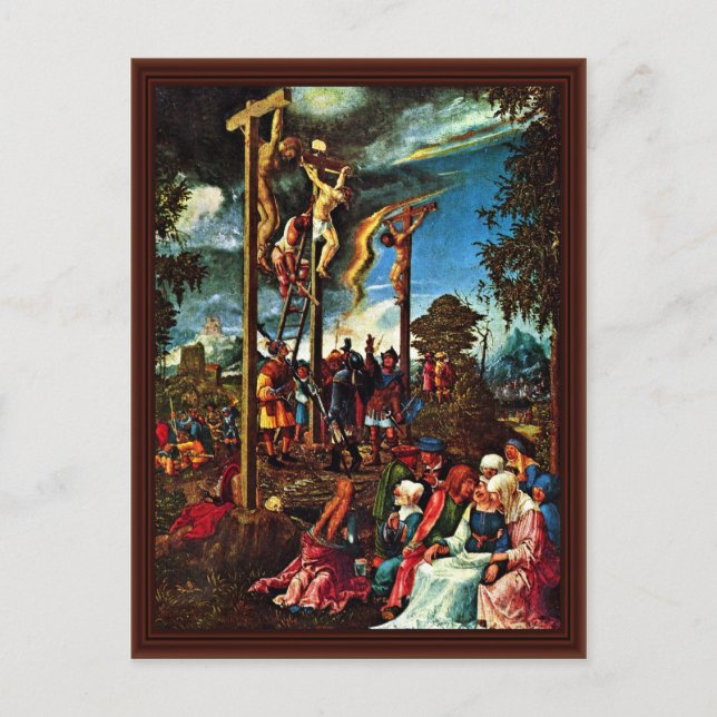 Calvary By Altdorfer, Albrecht Postcard (Front)