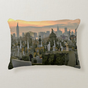 Calvary Cemetery, Queens, New York Decorative Cushion