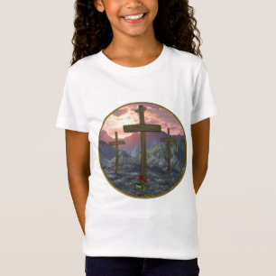 calvary digital art cross T-Shirt