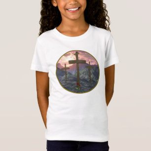 calvary digital art cross T-Shirt