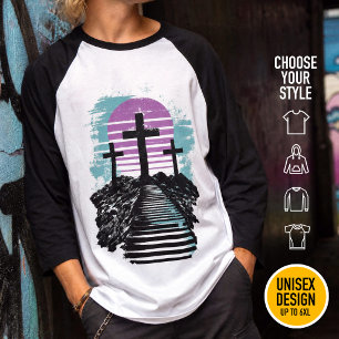 Calvary Golgotha it is finished Modern Christian T-Shirt