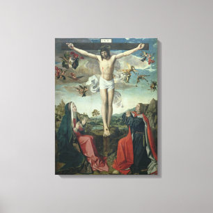 Calvary (oil on panel) canvas print