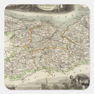 Calvary Square Sticker