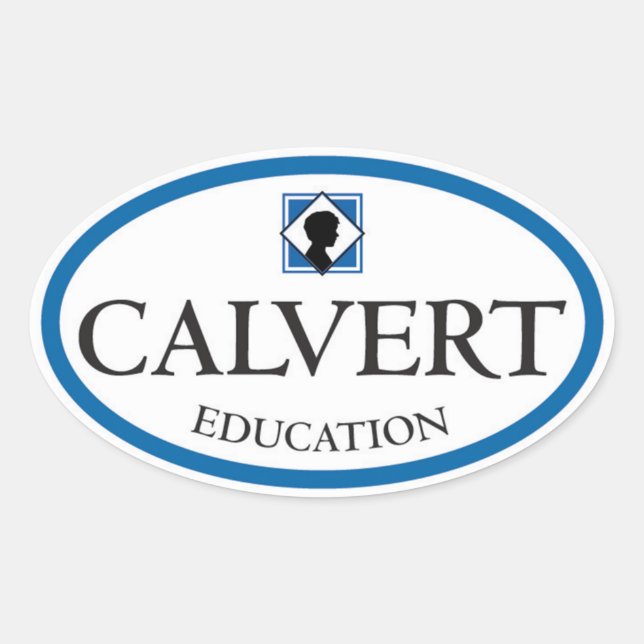 Calvert Education Oval Stickers (Set of Four) (Front)