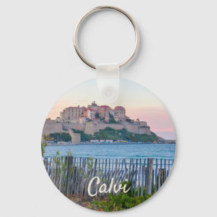 Calvi Sunset France Souvenir Key Ring