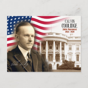 Calvin Coolidge -  30th President of the U.S. Postcard
