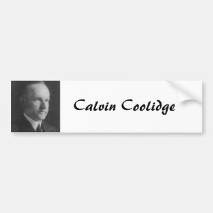 Calvin Coolidge Bumper Sticker
