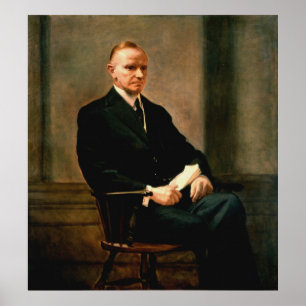 CALVIN COOLIDGE by Charles Syndey Hopinknson Poster