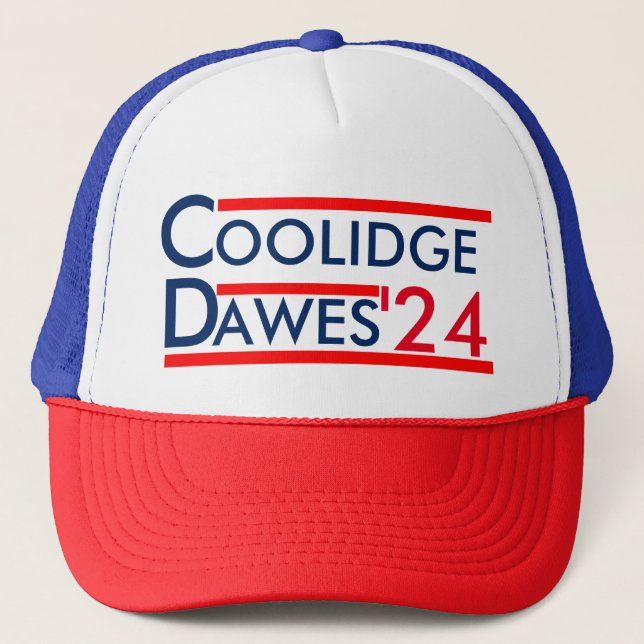 Calvin Coolidge for President 1924 Trucker Hat (Front)
