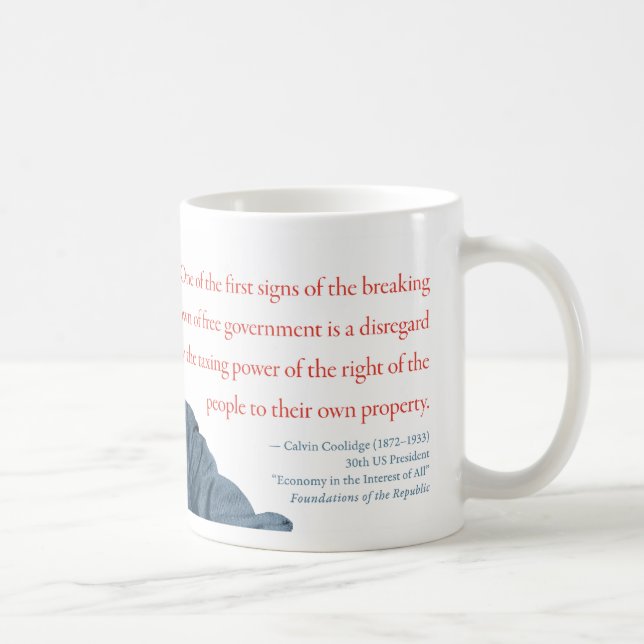 Calvin Coolidge Mug #15 (Right)