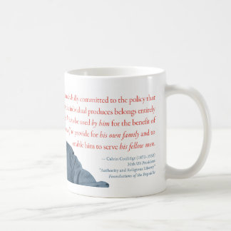 Calvin Coolidge Mug #8 "Personal Property"