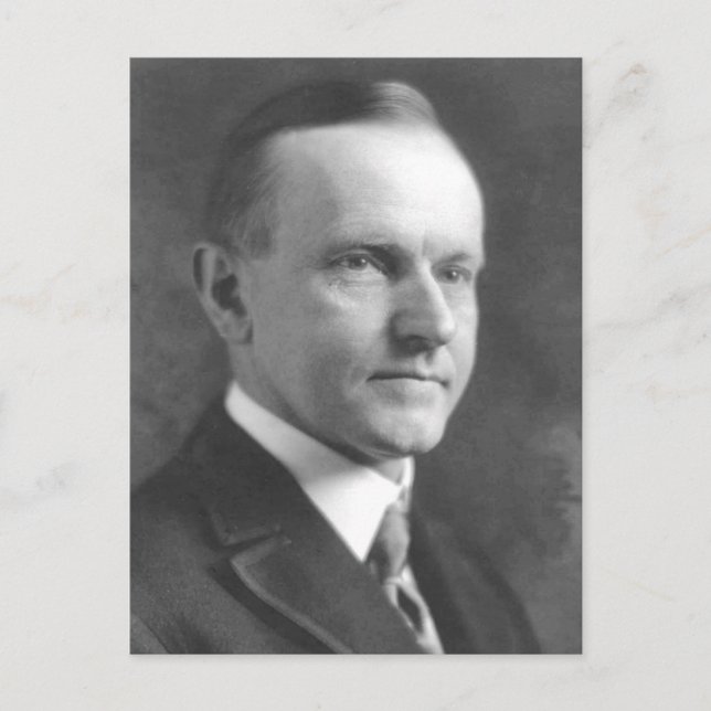 Calvin Coolidge Postcard (Front)