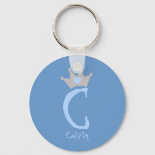 Calvin Heart Crown Keychain