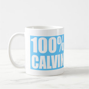 Calvin name  coffee mug