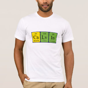 Calvin periodic table name shirt