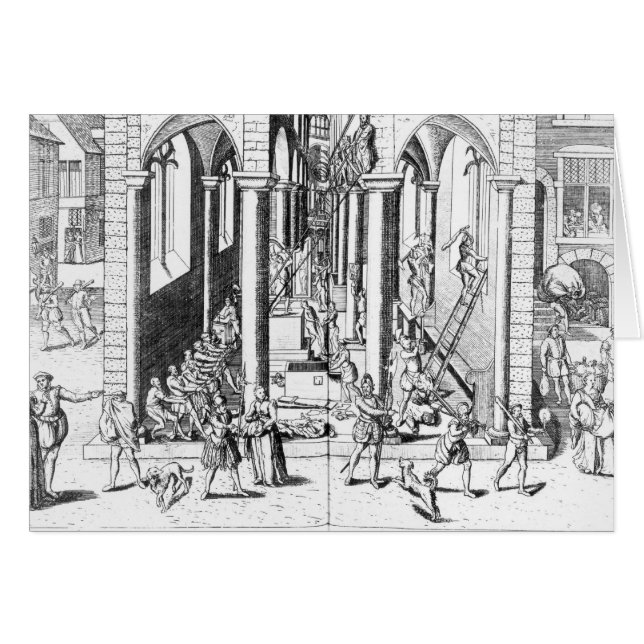 Calvinists destroying statues (Front Horizontal)