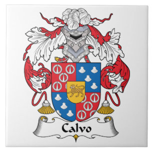 Calvo Family Crest Tile