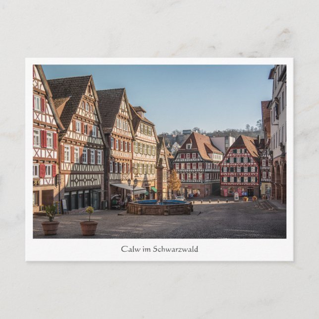 Calw Schwarzwald Postcard (Front)