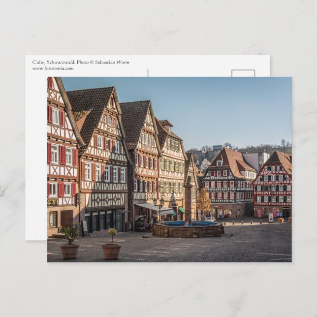 Calw Schwarzwald Postcard (Front/Back)