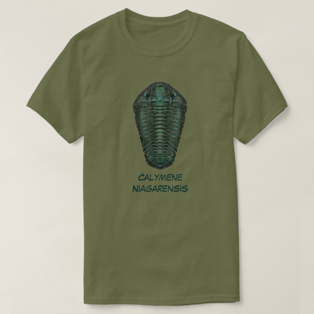 Calymene Niagarensis Trilobite T-Shirt (Design Front)